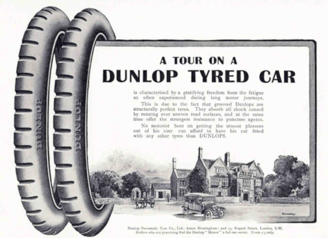 Dunlop Tire House Vintage Retro Advert Poster A4 Photo Print