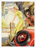 Dunlop Tyre Advert 1930s Art Deco Vintage Retro Advert Poster A4 Photo Print 2