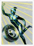 Dunlop Tyre Advert 1930s Art Deco Vintage Retro Advert Poster A4 Photo Print