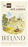 Dunnottar Castle Ireland Vintage Retro Advert Poster A4 Photo Print