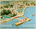Dunoon Clyde Sailings Vintage Retro Advert Poster A4 Photo Print