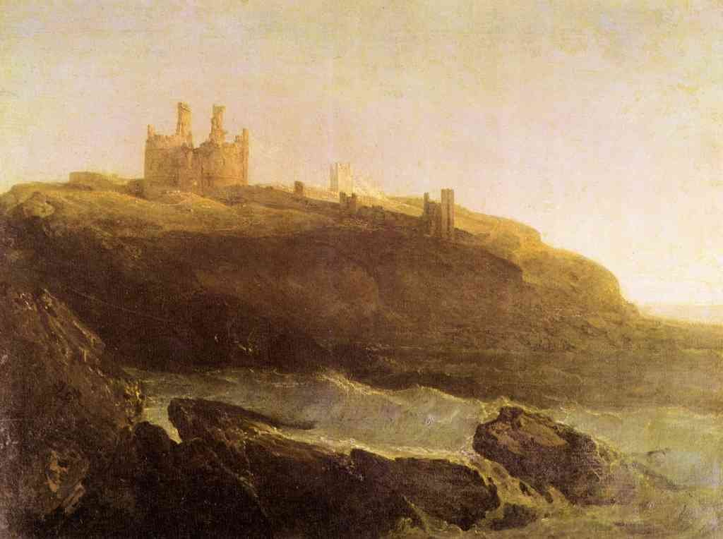 Dunstanborough Castle Joseph Mallord Turner A4 Photo Print