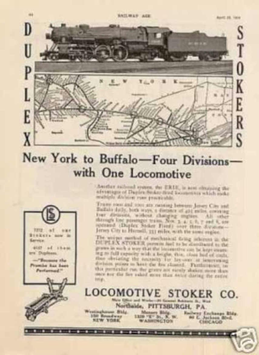 Duplex Stoker Route Vintage Retro Advert Ads A4 Photo Print