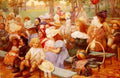 Dupuy Paul Michel Devant Guignol A4 Photo Print