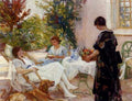 Dupuy Paul Michel Teatime A4 Photo Print
