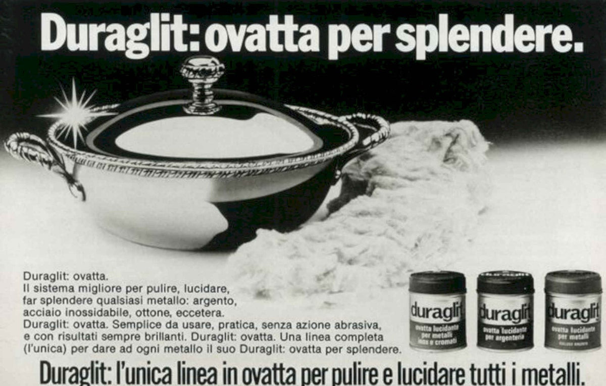 Duraglit Silver Platter Vintage Retro Advert Poster A4 Photo Print