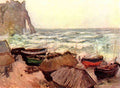 Durchbrochener Rock At Etretat Monet A4 Photo Print