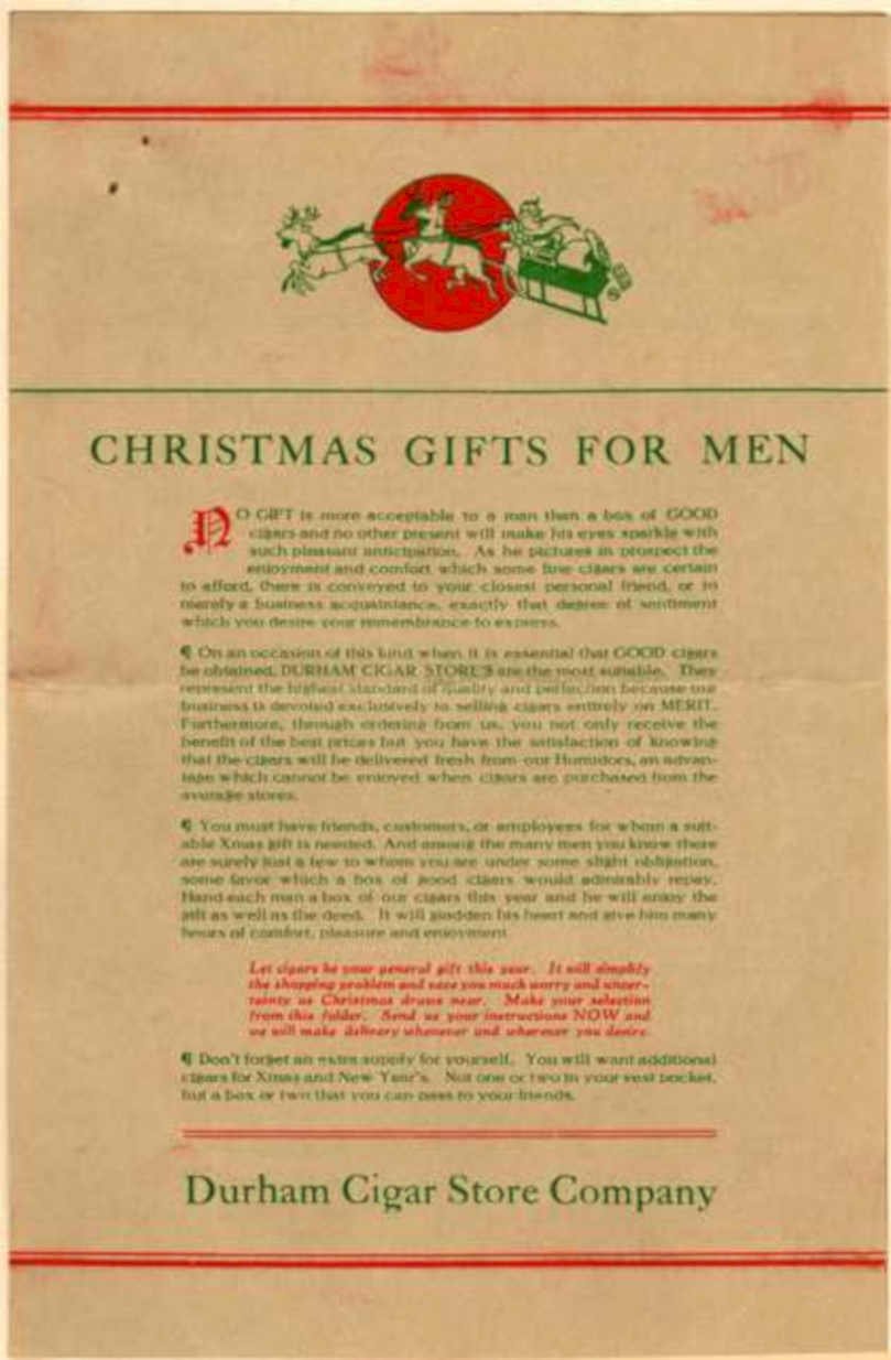 Durham Christmas Gifts Vintage Retro Advert Ads A4 Photo Print