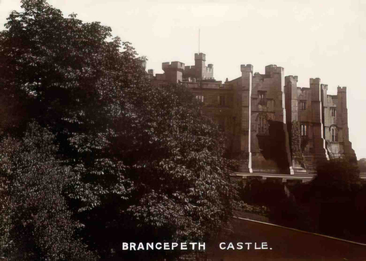 Durham Durham Brancepeth Castle Vintage A4 Photo Print