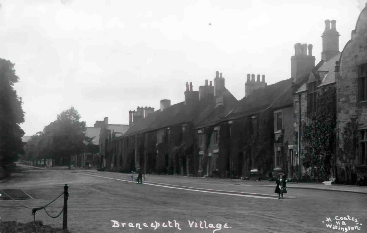 Durham Durham Brancepeth Village Vintage A4 Photo Print
