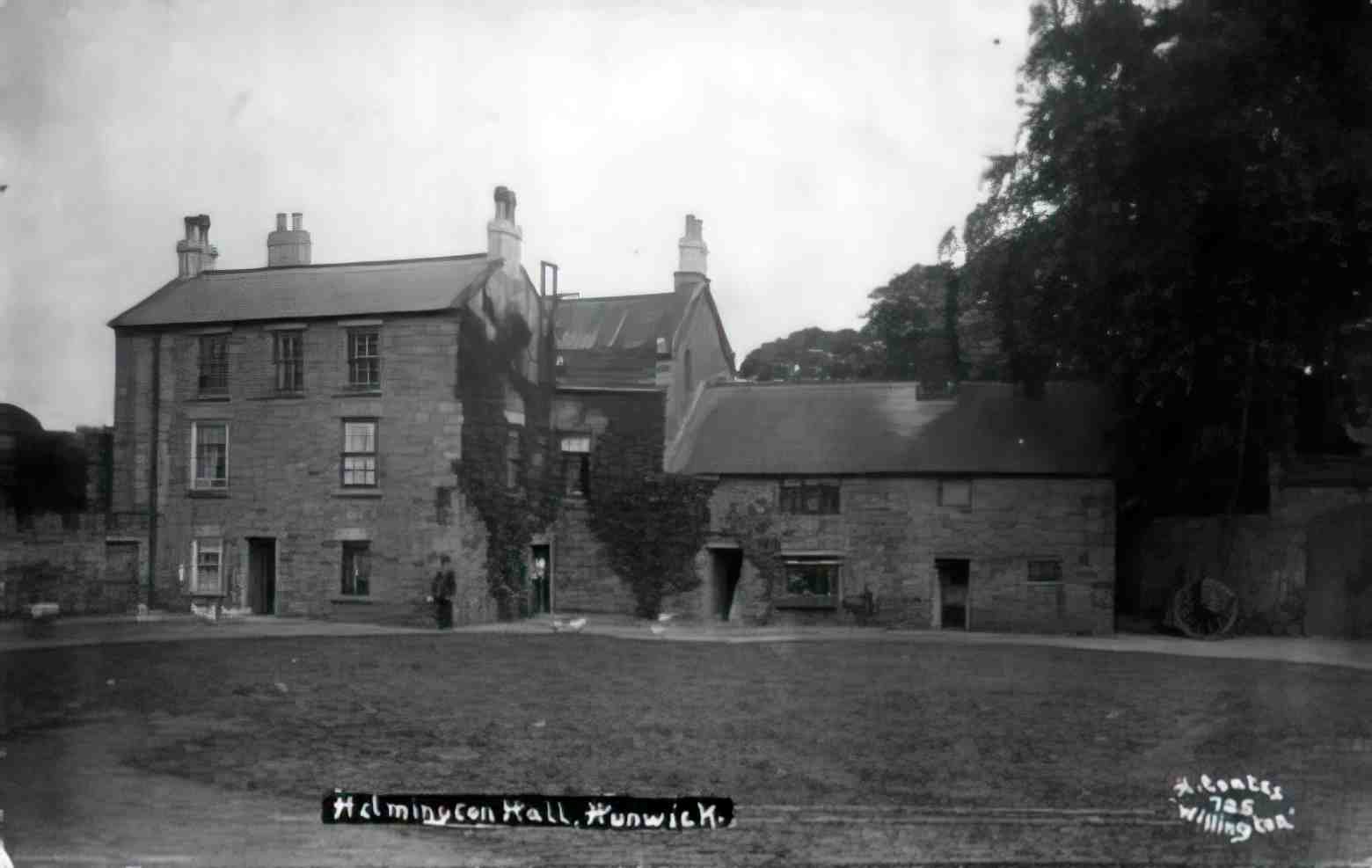 Durham Hunwick Helmington Hall Vintage A4 Photo Print