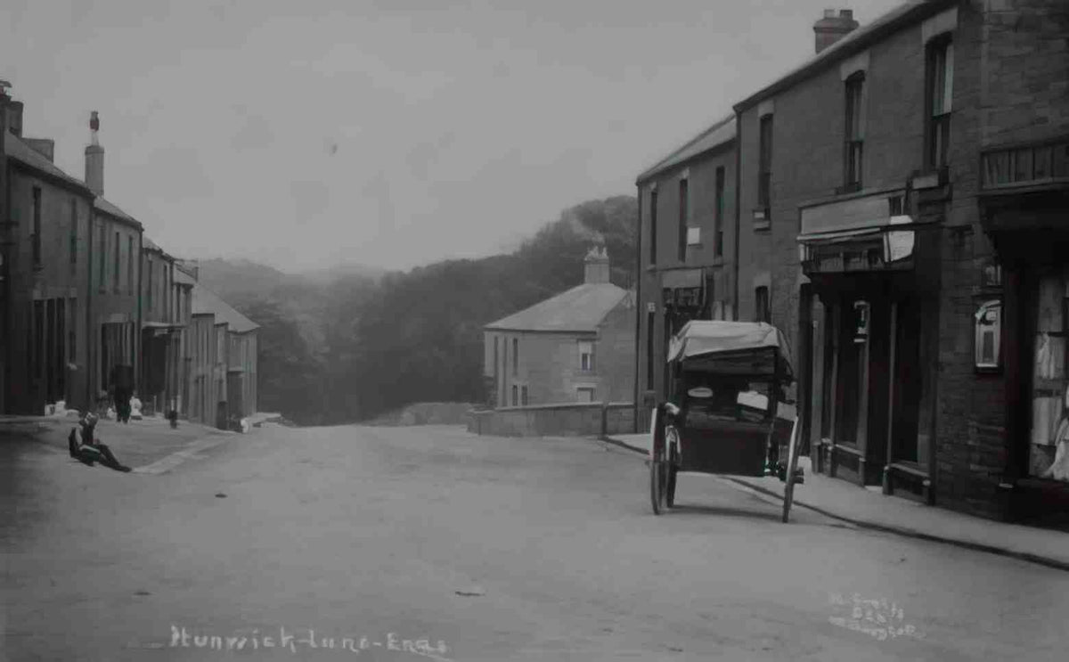 Durham Hunwick Lane Ends Vintage A4 Photo Print
