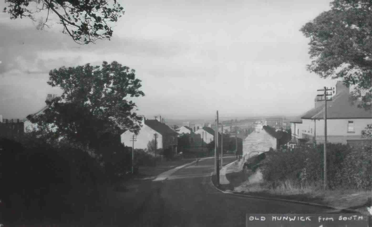 Durham Hunwick Old Hunwick from South Vintage A4 Photo Print