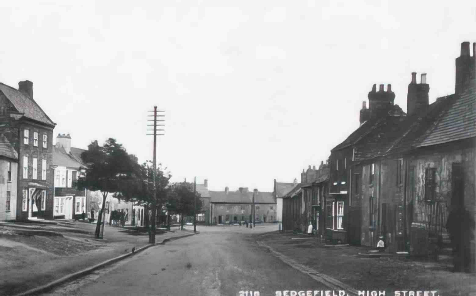 Durham Sedgefield High Street 1910s Vintage A4 Photo Print