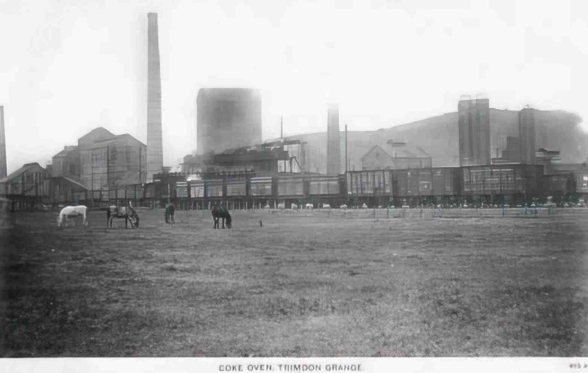 Durham Trimdon Grange Coke Ovens Vintage A4 Photo Print