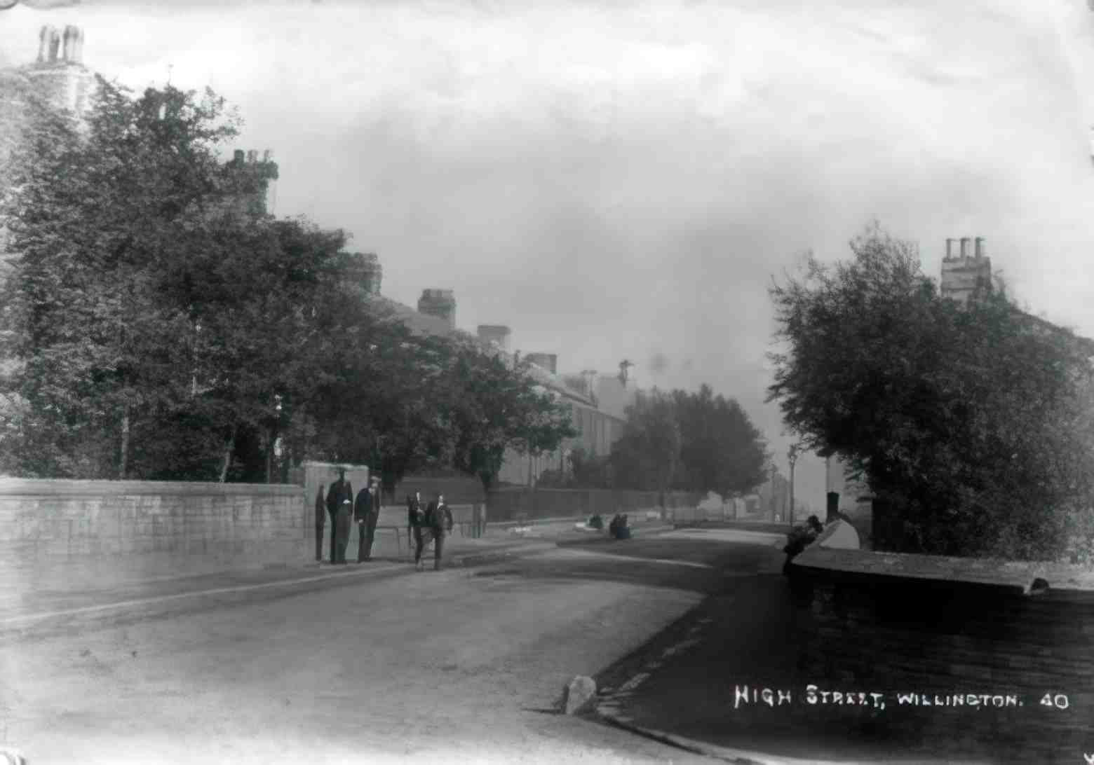 Durham Willington High Street II Vintage A4 Photo Print