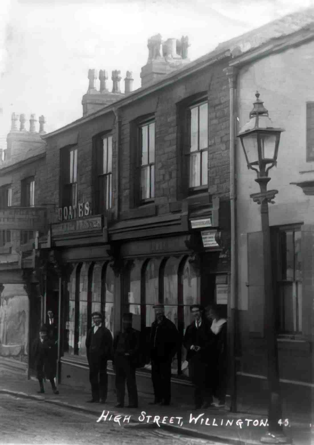 Durham Willington High Street III Vintage A4 Photo Print