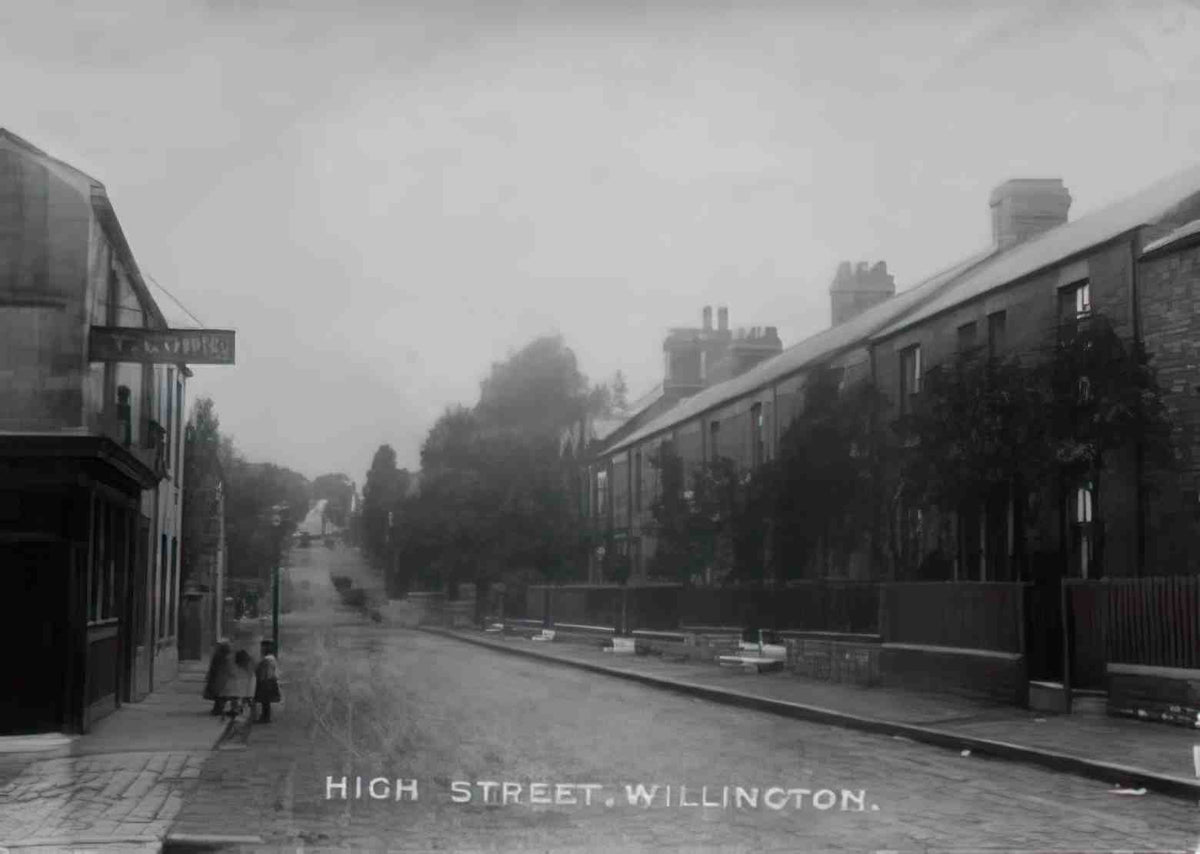 Durham Willington High Street IV Vintage A4 Photo Print