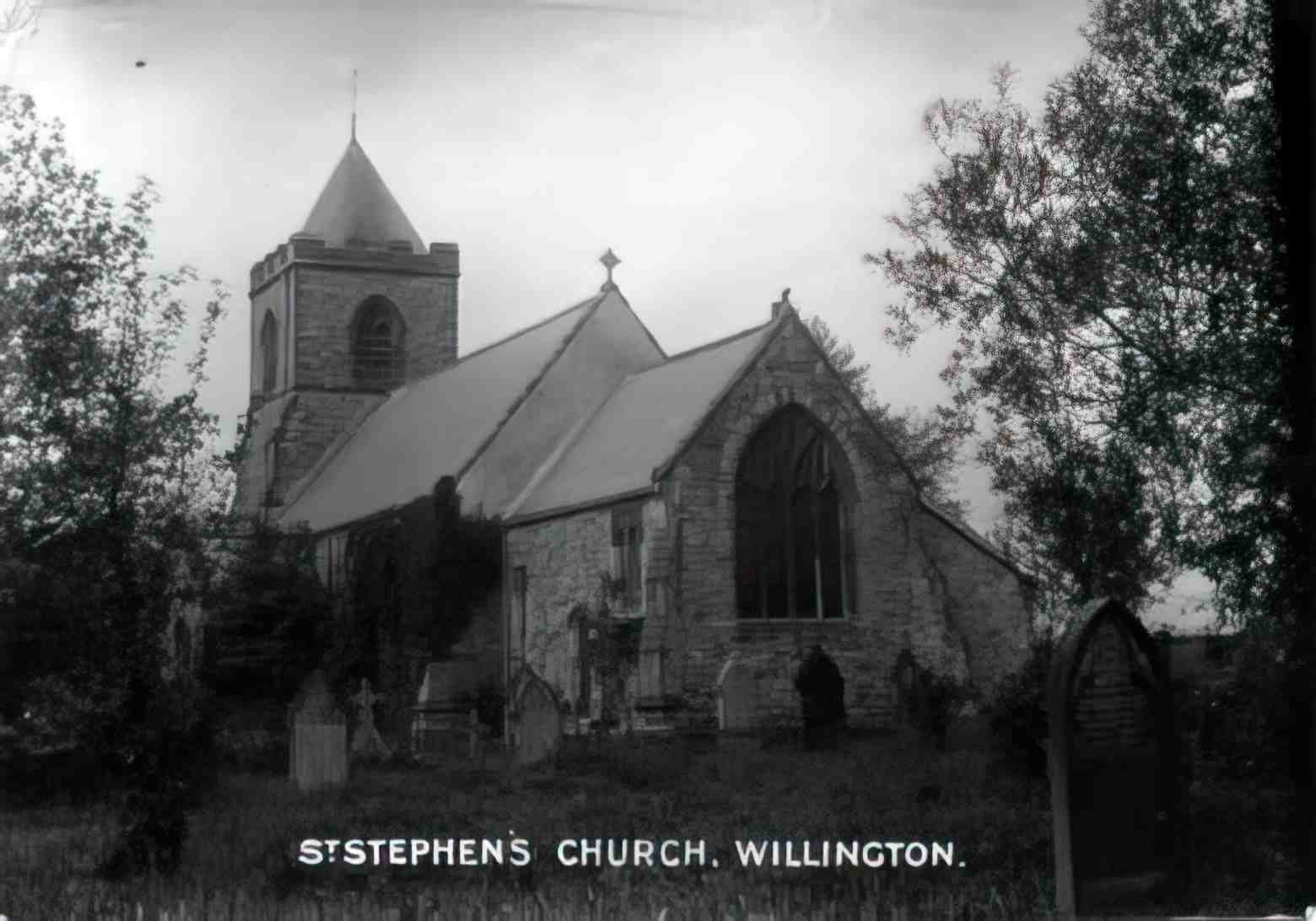 Durham Willington St Stephens Church II Vintage A4 Photo Print