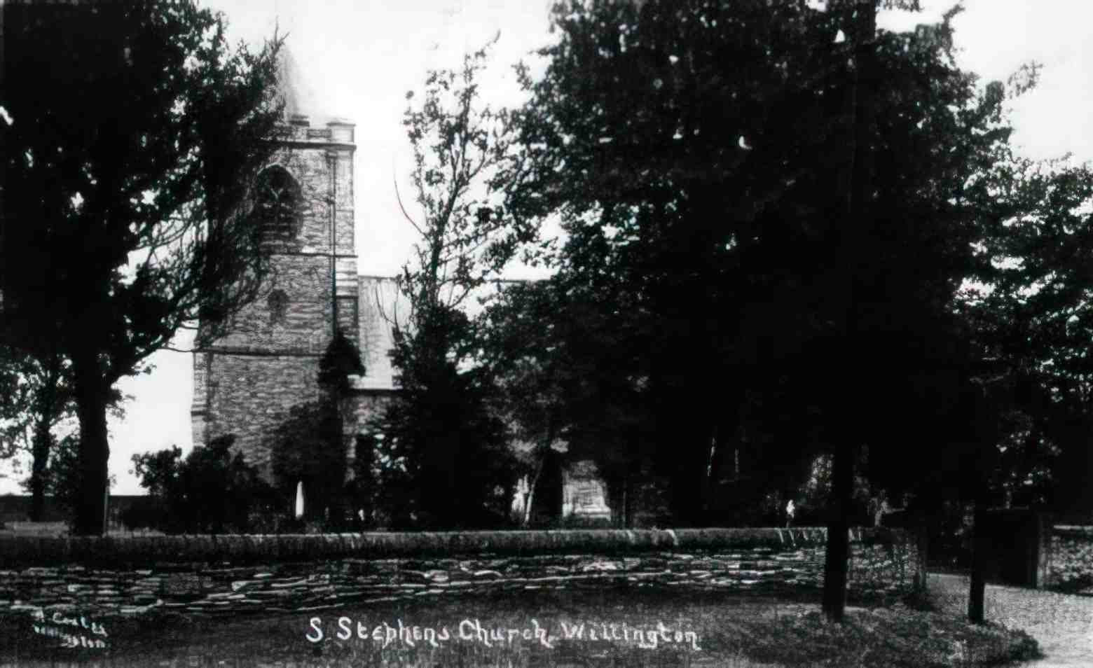 Durham Willington St Stephens Church Vintage A4 Photo Print