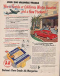 Durkee Margarine Packard Vintage Retro Advert Ads A4 Photo Print