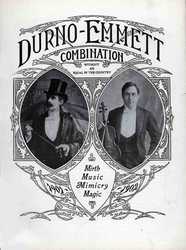 Durno Emmett Magic Magician Vintage A4 Photo Print