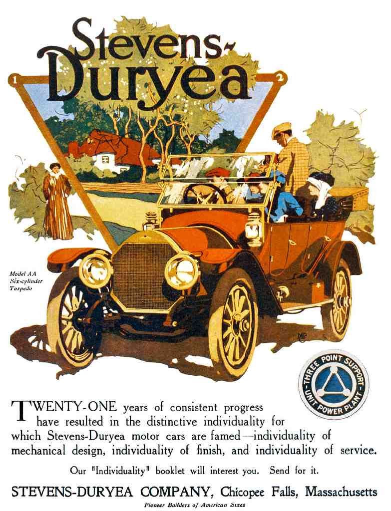 Duryea Vintage A4 Photo Print