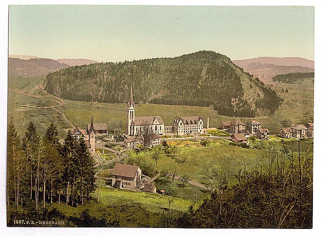 Dussnang Thurgau Vintage A4 Photo Print