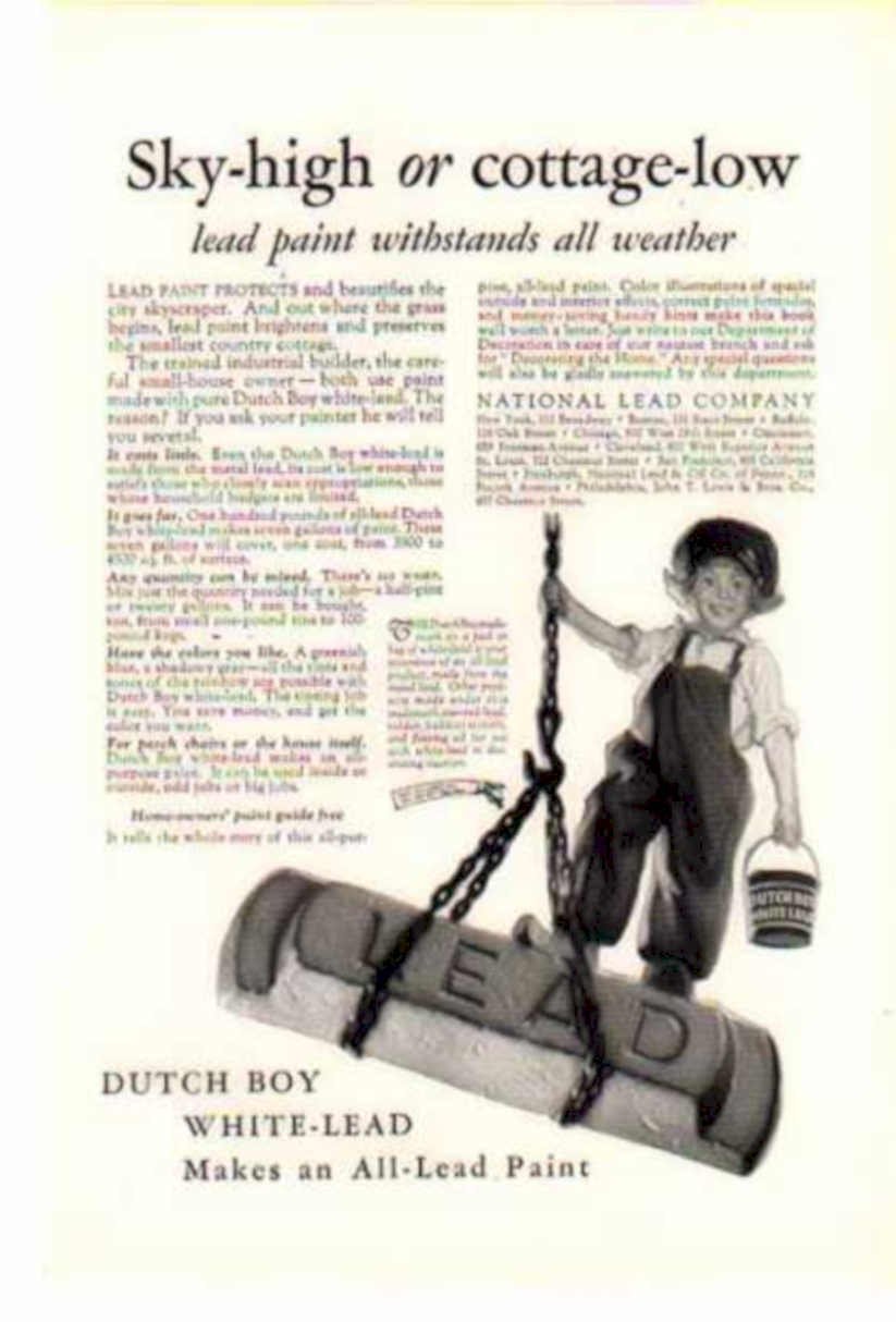 Dutch Boy Paint Vintage Retro Advert Ads A4 Photo Print