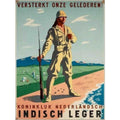 Dutch East Indies Colonial Army Vintage Retro Advert Poster A4 Photo Print