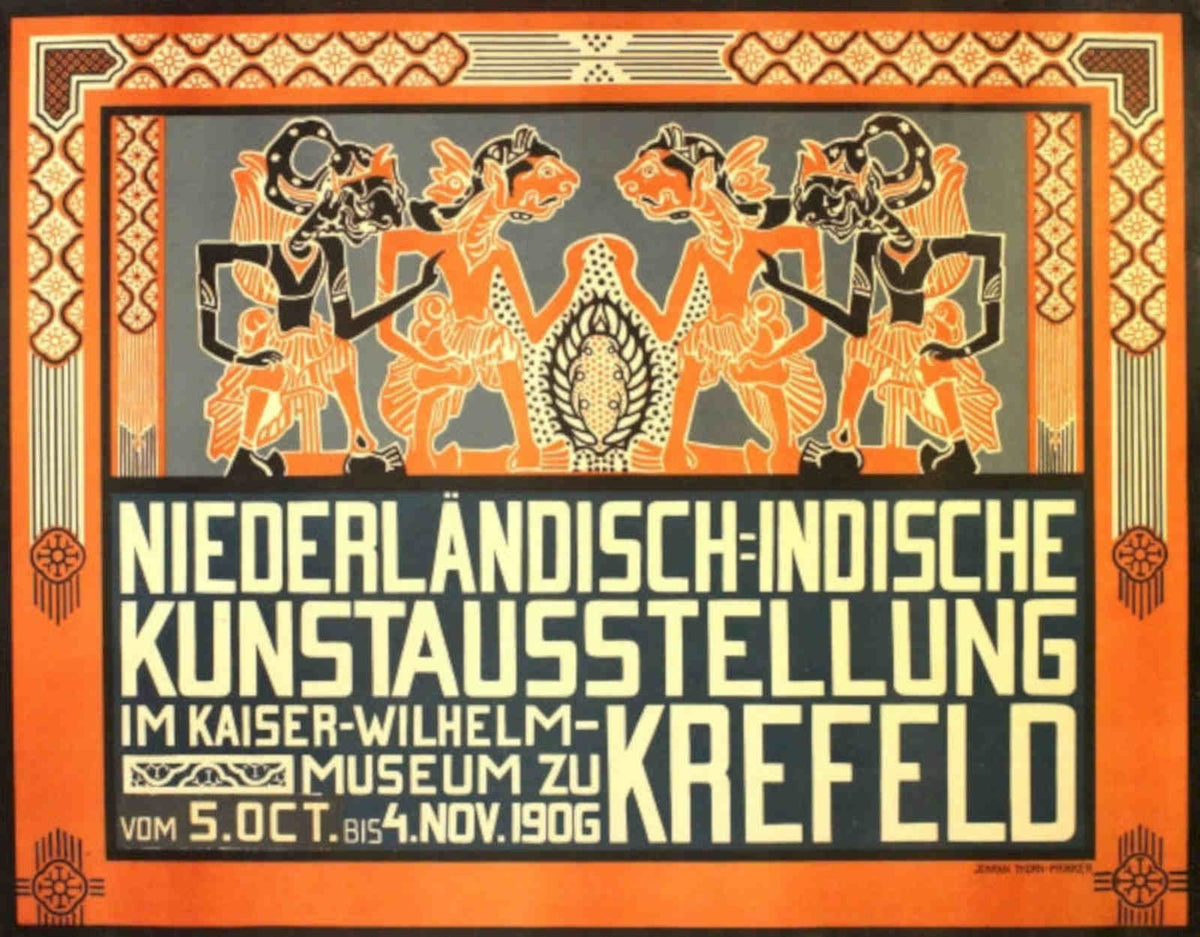 Dutch Indonesian Exhibition Vintage Retro Advert Poster A4 Photo Print