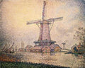Dutch Mill At Edam 1898 A4 Photo Print