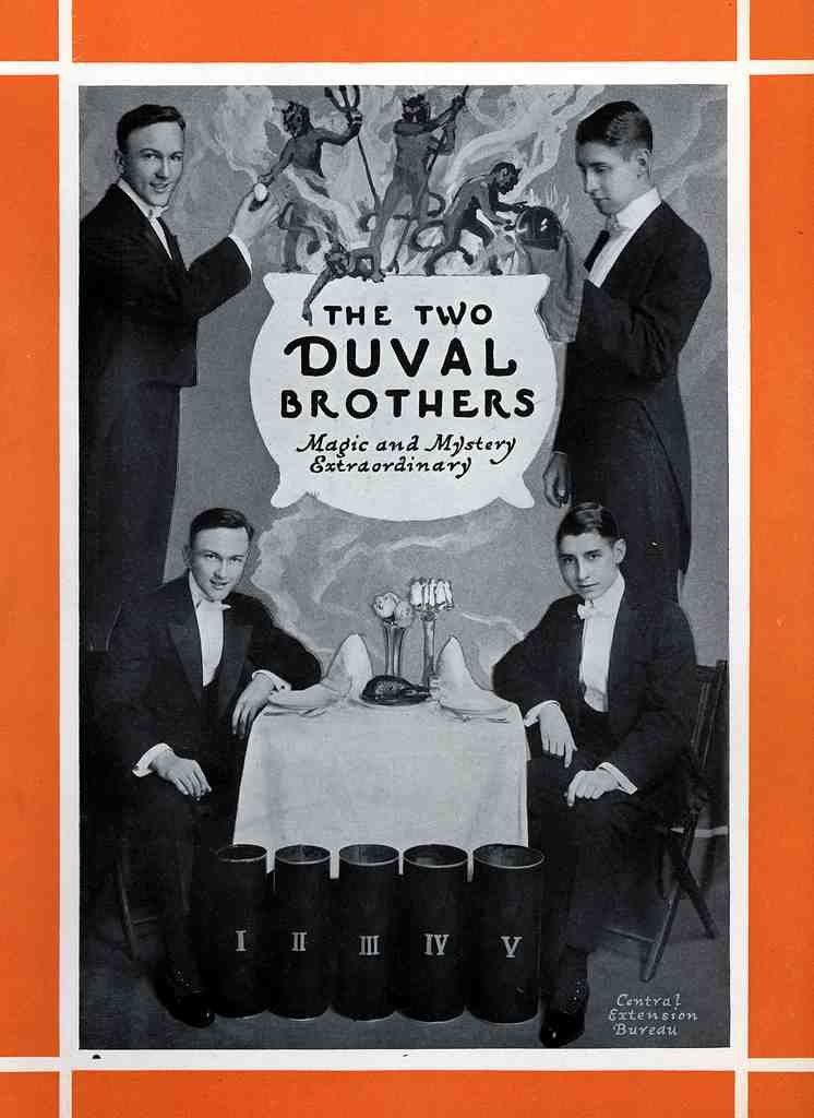 Duval Magic Magician Vintage A4 Photo Print