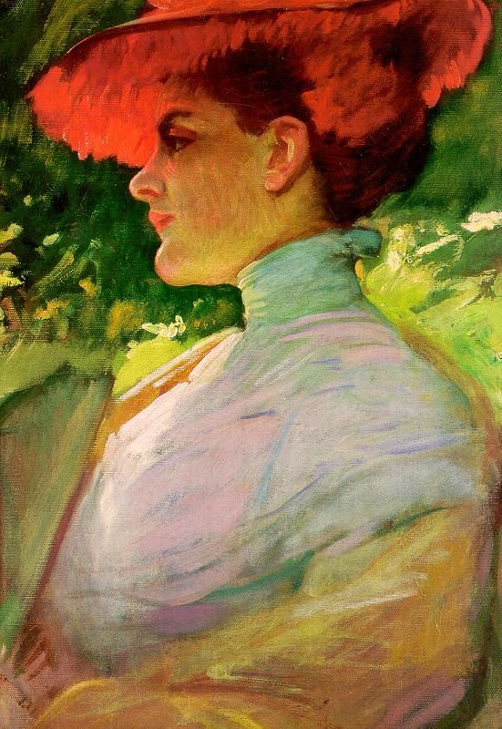 Duveneck Frank American 1848 1919 Art A4 Photo Print
