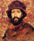 Duveneck Frank Fellow Artist In Costume A4 Photo Print