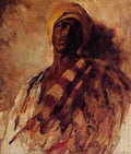 Duveneck Frank Guard Of The Harem Study A4 Photo Print