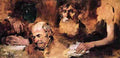 Duveneck Frank Heads And Hands Study A4 Photo Print