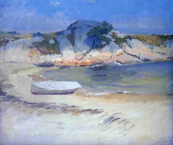 Duveneck Frank Sheltered Cove A4 Photo Print