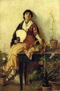 Duveneck Frank The Florentine Girl A4 Photo Print