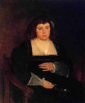Duveneck Frank Woman With Forget Me Nots A4 Photo Print