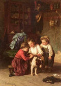 Duverger Theophile Emmanuel The Patient Pet A4 Photo Print