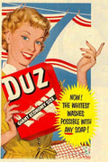 Duz Laundry Giant Vintage Retro Advert Poster A4 Photo Print
