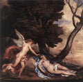 Dyck Anthony Van Cupid And Psyche A4 Photo Print