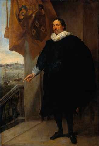 Dyck Anthony Van Nicolaes Van Der Borght Merchant Of Antwerp A4 Photo Print