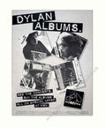 Dylan Albums Budokan Vintage Retro Advert Poster A4 Photo Print