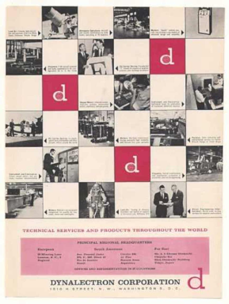 Dynalectron Brochure Scenes Vintage Retro Advert Ads A4 Photo Print