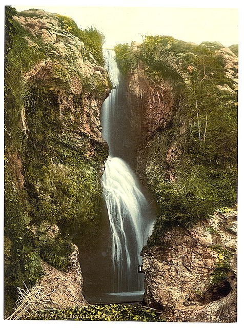 Dyserth Falls Rhyl Vintage A4 Photo Print