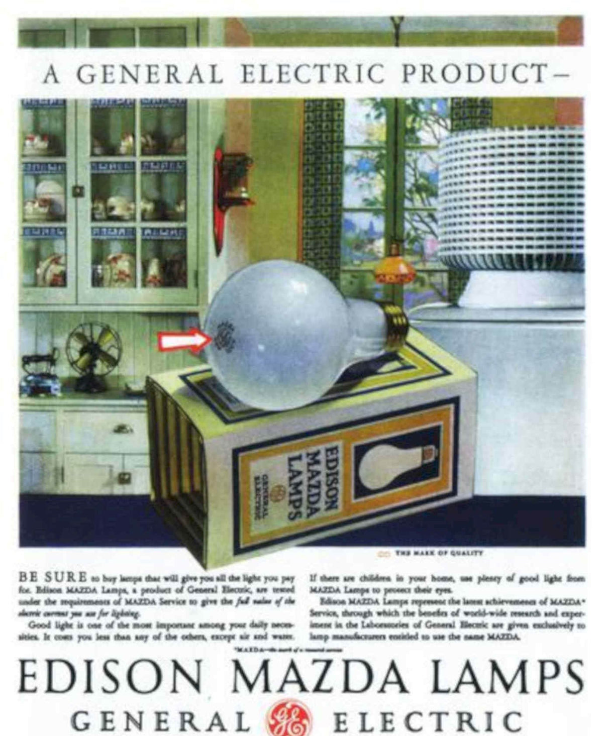 E Dison Mazda Vintage Retro Advert Poster A4 Photo Print