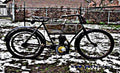 E Fontaine motorbike A4 Photo Print