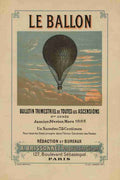 E Pichot Le Ballon 1883 A4 Photo Print